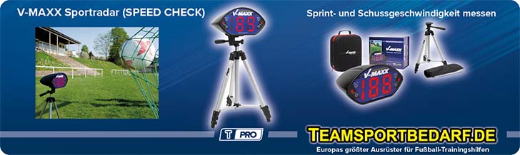 Sprint- und Schussgeschwindigkeit messen - Teamsportbedarf