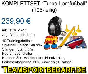FUSSBALL - KOMPLETTSET -Turbo-Lernfußball-