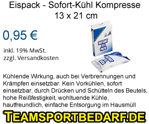 Eispack - Sofort-Kühl Kompresse von Teamsportbedarf.de