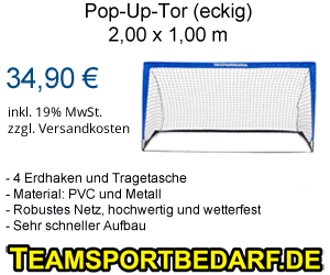 Pop-Up-Tor - 2,00 x 1,00 m