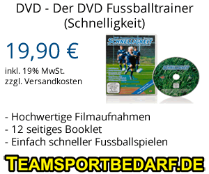 Der DVD Fussballtrainer Spezial - Schnelligkeit
